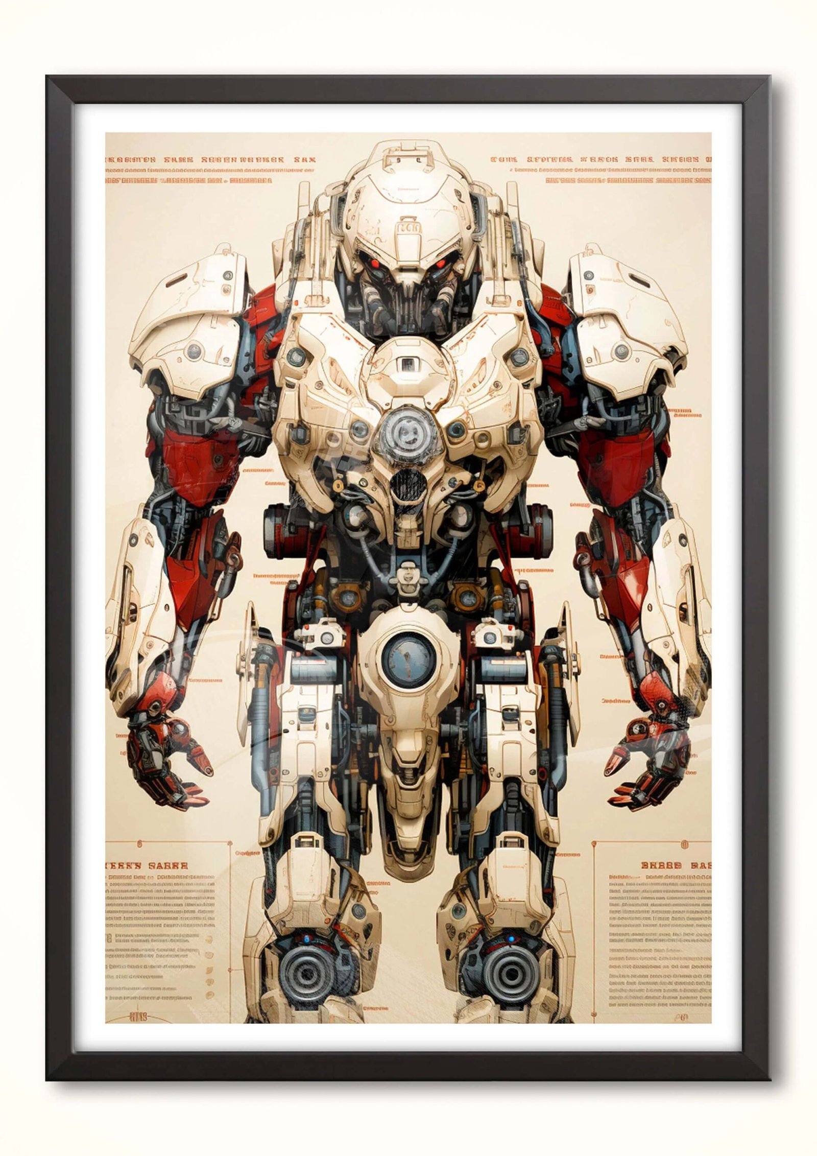 Quadro Decorativo Titã de Aço