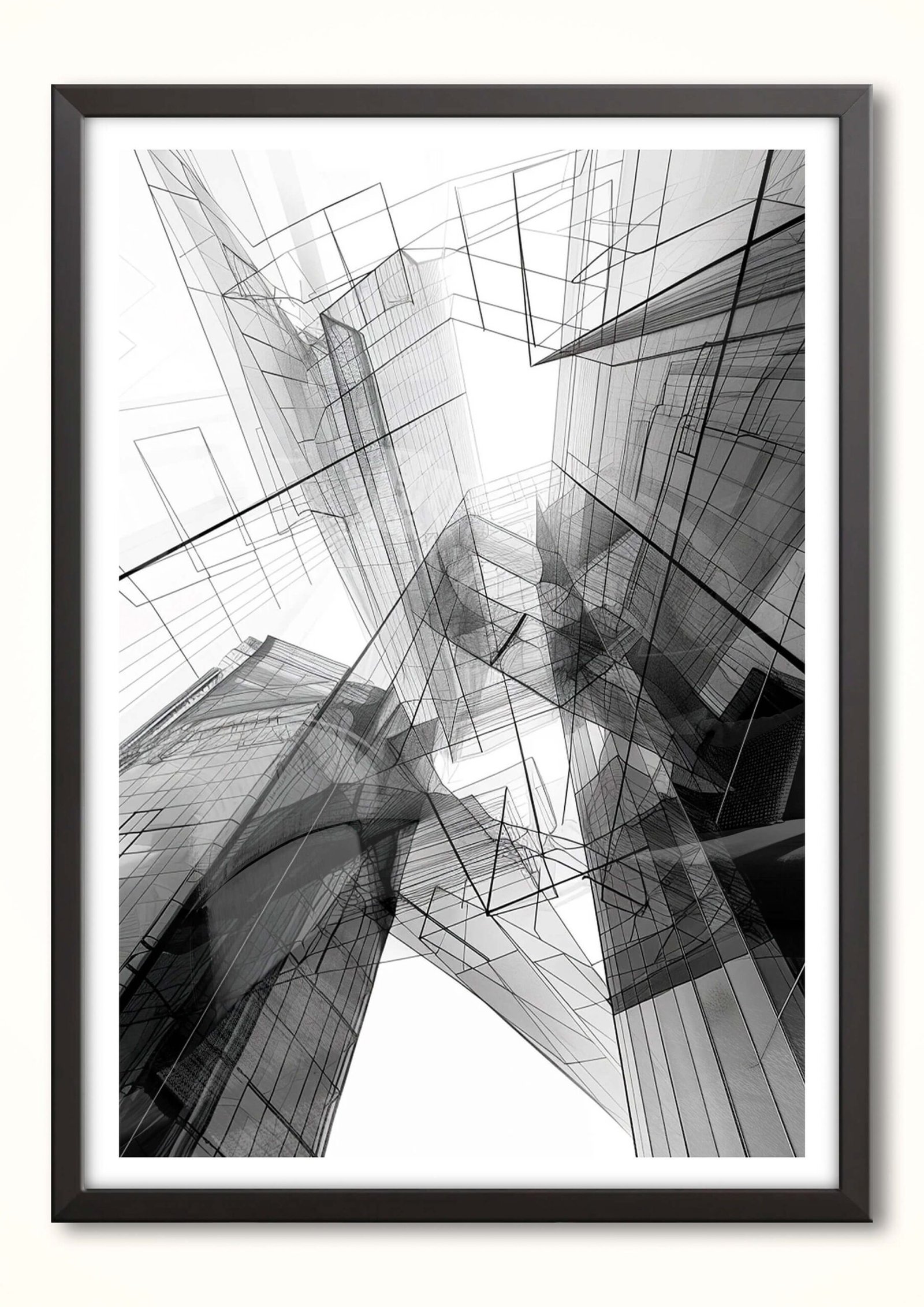 Quadro Decorativo Transparência Urbana