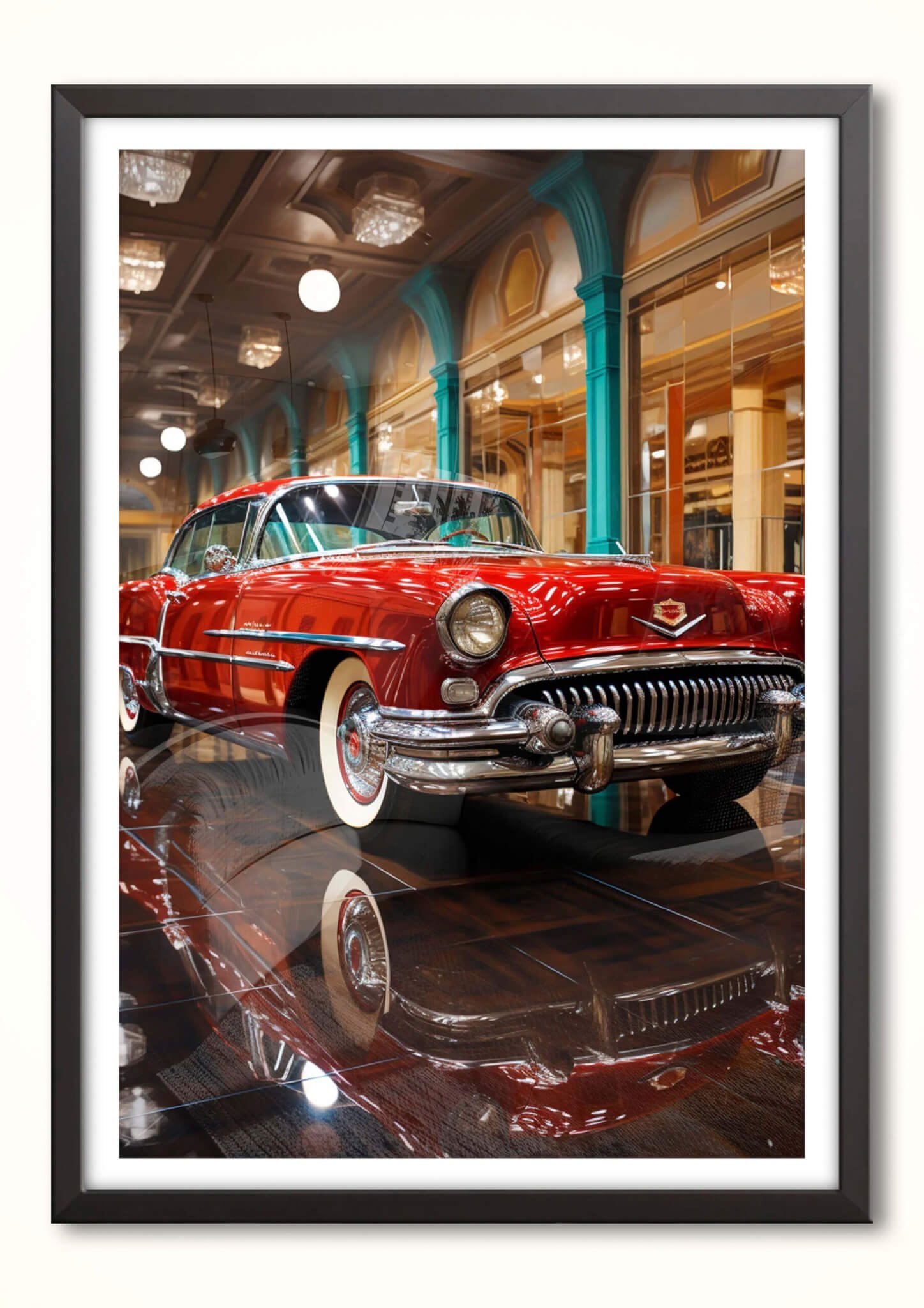 Quadro Decorativo Elegância Atemporal O Clássico Renasce