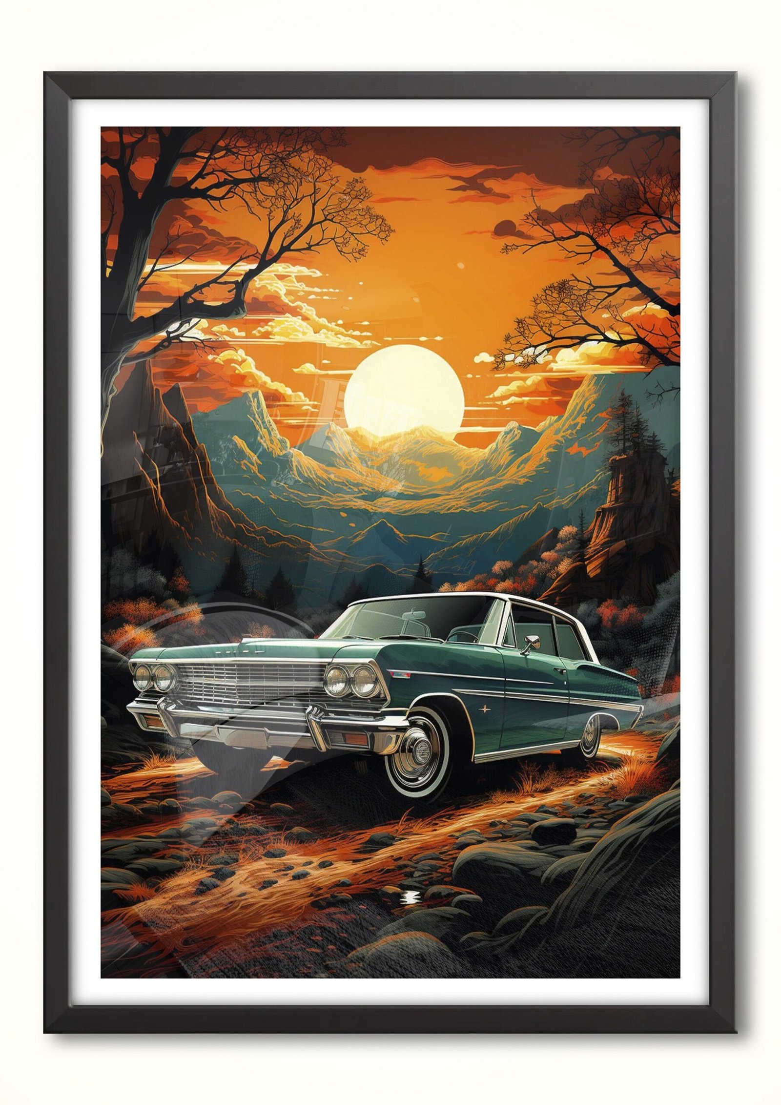 Quadro Decorativo Cultura Automobilística